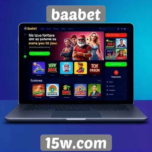 Análise da interface do site de jogos Baabet